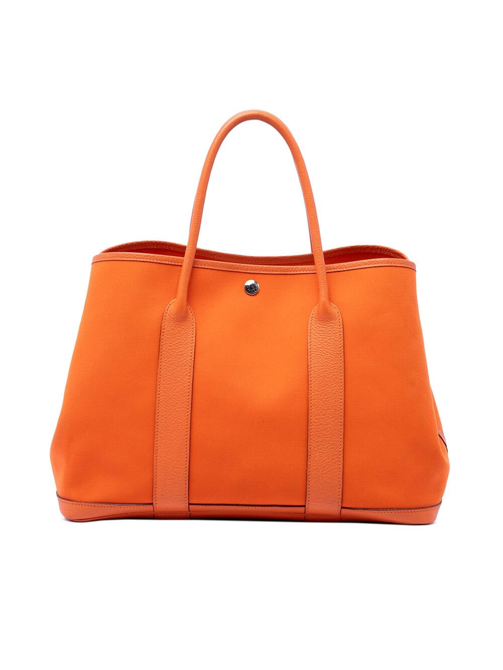 Hermes Garden Party Tote Toile And #375910H22B